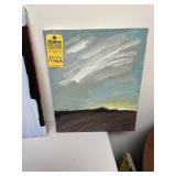 ARTWORK - Acrylic on Canvas - signed Elonzo Dann (