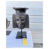 FIGURE ON STAND - Hellenistic Egyptian Style Bronz