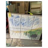 ARTWORK - Acrylic on Canvas / Wood Frame - 