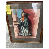 ARTWORK - Oil on Board / Wood Frame - 