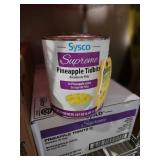 CANS PINEAPPLE TIDBITS - 6 LB