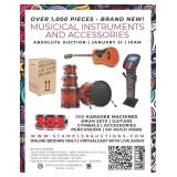MUSICAL INSTRUMENTS & ACCESSORIES - ABSOLUTE AUCTION