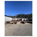 METAL RACKING WITH CONVEYORS & CONTENTS - WITH PAR