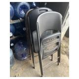 ASSORTED FOLDING CHAIRS - METAL / RESIN