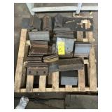 LOT ASSORTED ANGLE IRONS (ON PALLET)