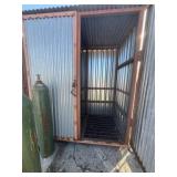 SHEET METAL STORAGE UNIT WITH MESH METAL FLOOR - 6