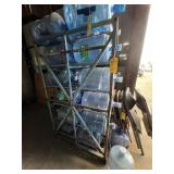 METAL DOUBLE SIDED SHELVING UNIT