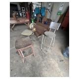 ASSORTED CHAIRS & STOOLS