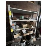 METAL SHELVING UNIT WITH 5 SHELVES