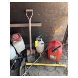 ASSORTED - PRESSURE CLEANER WAND / PICK AXE / GAS