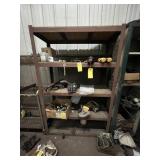 METAL SHELVING UNIT WITH 5 SHELVES