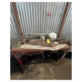 ASSORTED METAL TABLES