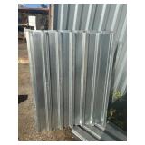 LOT ASSORTED SIZE CORRUGATED SHEET METAL
