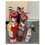ASSORTED FIRE EXTINGUISHERS