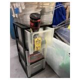 CABINET WITH 3 DRAWERS & CONTENTS - TENNIS BALLS,