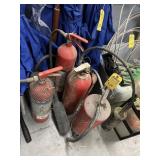 ASSORTED FIRE EXTINGUISHERS
