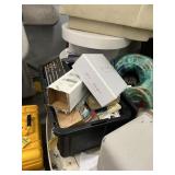 TOTE ASSORTED - TOOLS, NET RACKS, BOOKS, ETC