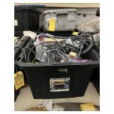 TOTES ASSORTED - LADDER, PAINT SPRAY GUN, HALOGEN