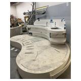 METAL CURVED SEATING PLATFORMS