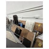 LOT ASSORTED METAL & WOOD PARTS - SOME PIECES UP T