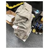 LUXURY POOL TOWELS - GRAY / RED / WHITE