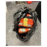 ADULT FLOTATION JACKETS - SOME WITH LED LIGHT