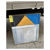 ARTWORK - Acrylic on Canvas Board / Wood Frame - b