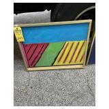 ARTWORK - Acrylic on Canvas Board / Frame - signed