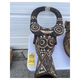 AFRICAN MASK - Carved Wood - approximately 28.5