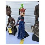 FIGURE - Paper Mache - Arabic Doll - approximately