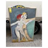 ARTWORK - Acrylic on Canvas / Wood Frame - 