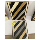 ARTWORK - Acrylic on Canvas / Wood Frame- signed E