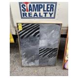 ARTWORK - Acrylic on Canvas on 4 Panels / Wood Fra