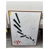 ARTWORK - Acrylic on Canvas / Wood Frame - signed