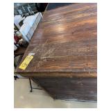 WOOD COUNTER WITH TOWER - 84