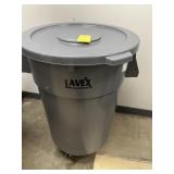 LAVEX JANITORIAL COMMERCIAL TRASH CAN ON WHEELS