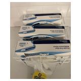 WHITE WIRE DISPOSABLE GLOVE HOLDERS