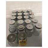 MASON JARS (MISSING 1 LID)