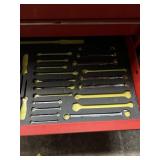 ASSORTED SNAP ON TOOLS - WRENCHES, SCREWDRIVERS, E