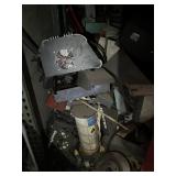 LOT ASSORTED PARTS (FLOOR & MIDDLE SHELF)