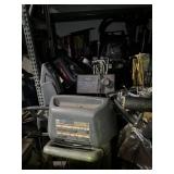 ASSORTED MACHINERY & PARTS (FLOOR & 1ST SHELF)