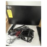 LG 24'' MONITOR, HEADSET, KEYBOARD & MOUSE