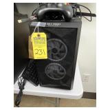 SKYTECH GAMING COMPUTER WITH LG 24'' MONITOR, HEAD