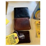 ASSORTED LEATHER WALLETS