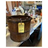 VINTAGE WOOD BUCKET