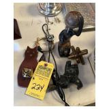 ASSORTED - RR SPIKE, CAT BELL, STONE BEAR, ETC