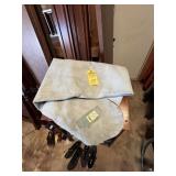 FULL SIZE BRINDLE & WHITE COW HIDE