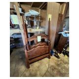 WOOD TWIN SIZE BED FRAMES WITH MATTRESSES