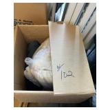 1 BOX / 1 TOTE - ASSORTED TOWELS, BEDDING, LINENS,