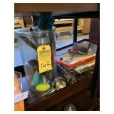 LOT ASSORTED SILVERWARE & KITCHEN UTENSILS